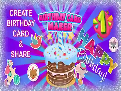 Birthday Card Maker — δωρεάν online παιχνίδι