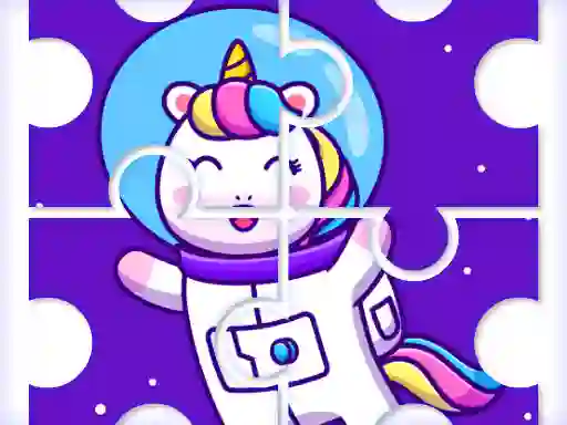 Cute Rainbow Unicorn Puzzles — δωρεάν online παιχνίδι