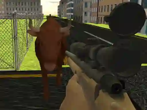 Angry Bull Shooter — δωρεάν online παιχνίδι