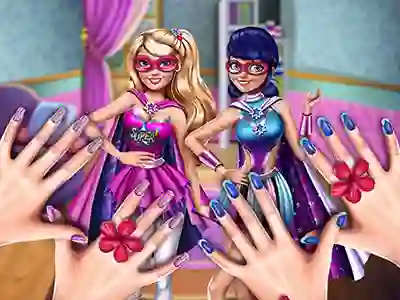 Princess Superheroes: Beauty Salon — δωρεάν online παιχνίδι