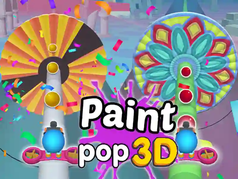 Paint Pop 3D — δωρεάν online παιχνίδι