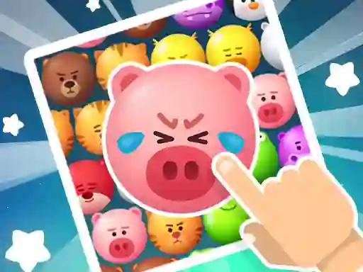 Crazy Zoo Swipe Match 3 Puzzle — δωρεάν online παιχνίδι