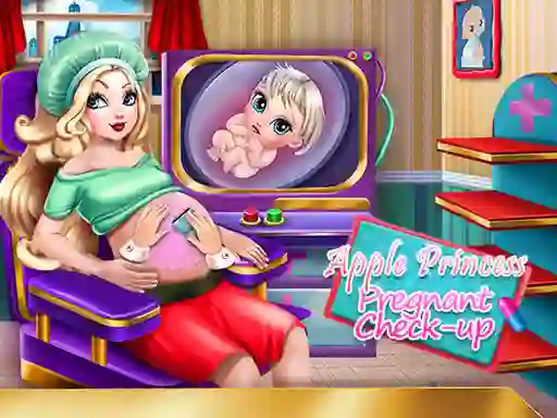 Apple Princess Pregnant Check Up — δωρεάν online παιχνίδι