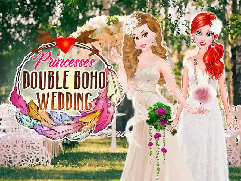 Princesses Double Boho Wedding — δωρεάν online παιχνίδι