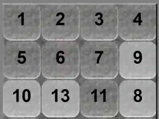 Classic Sliding Numbers — δωρεάν online παιχνίδι