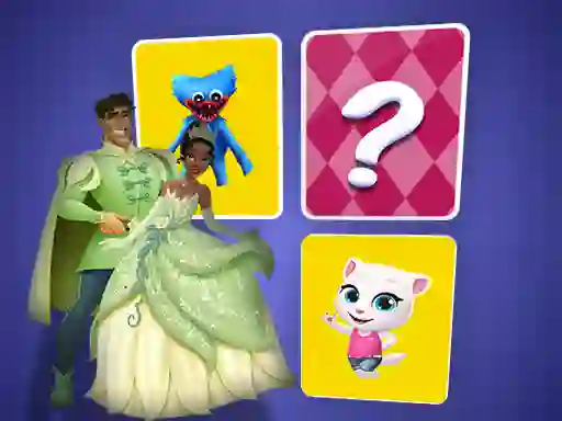 The Princess and the Frog Memory Card Match — δωρεάν online παιχνίδι