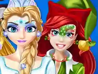 Christmas Face Painting — δωρεάν online παιχνίδι