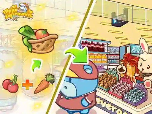 Hippo Supermarket — δωρεάν online παιχνίδι