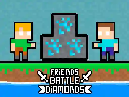 Friends Battle Diamonds — δωρεάν online παιχνίδι