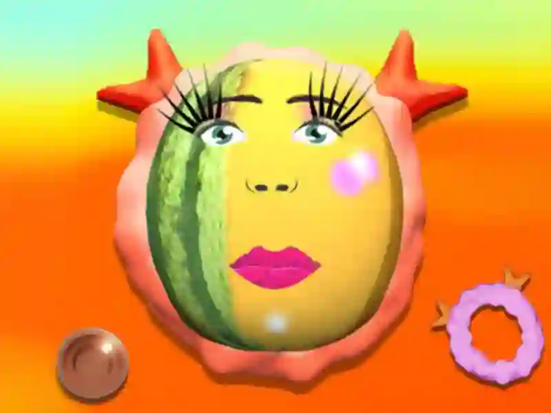 Makeup Fruits — δωρεάν online παιχνίδι