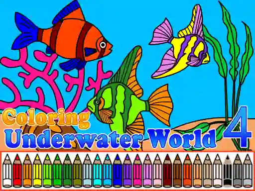 Coloring Underwater World 4 — δωρεάν online παιχνίδι