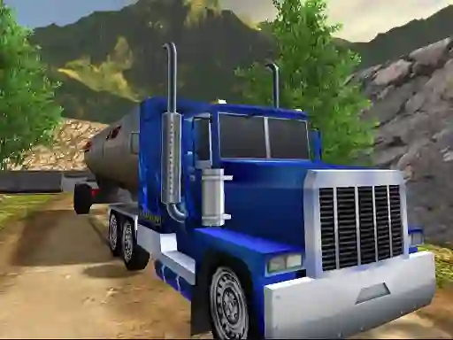 Oil Tank Truck Driving Sim — δωρεάν online παιχνίδι
