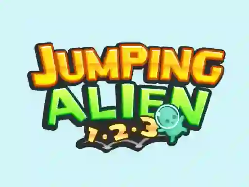 Jumping Alien 1.2.3 — δωρεάν online παιχνίδι