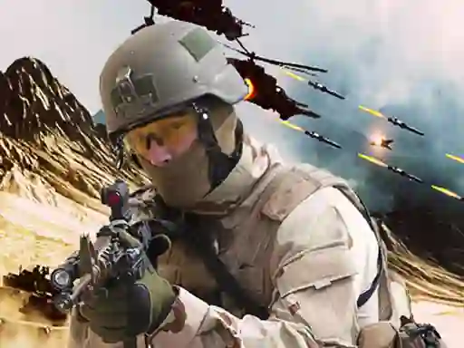 Modern Commando Combat — δωρεάν online παιχνίδι