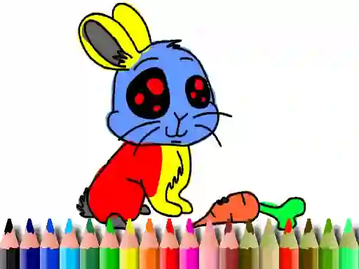 Back To School: Rabbit Coloring Book — δωρεάν online παιχνίδι