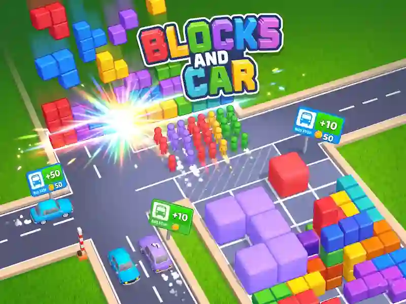 Blocks and Car — δωρεάν online παιχνίδι