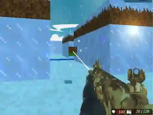 Blocky Swat Shooting Iceworld Multiplayer — δωρεάν online παιχνίδι