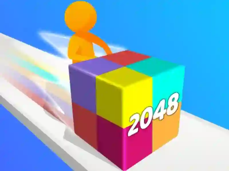 Geometry Stack 2048 Run — δωρεάν online παιχνίδι