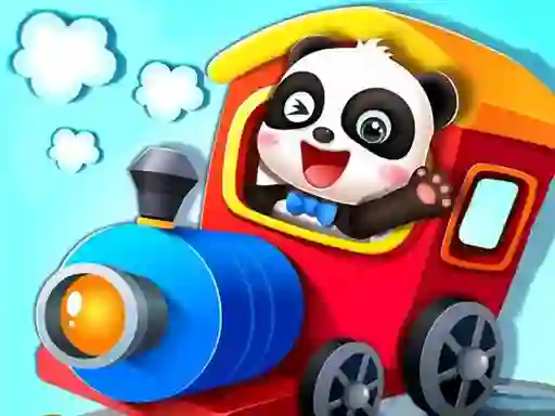 Baby Panda Train Driver — δωρεάν online παιχνίδι