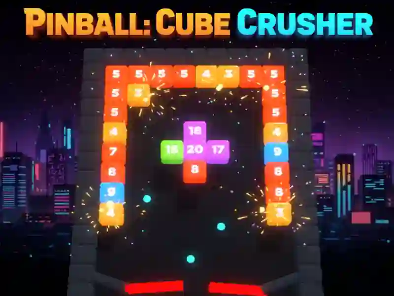 Pinball: Cube Crusher — δωρεάν online παιχνίδι