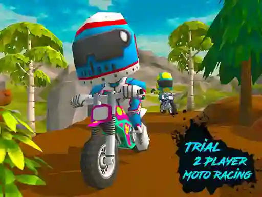Trial 2 Player Moto Racing — δωρεάν online παιχνίδι