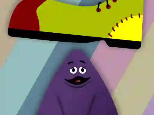 Grimace vs giant clown shoes — δωρεάν online παιχνίδι