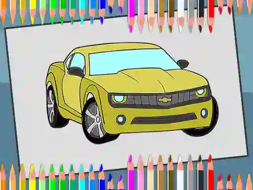 American Cars Coloring Book — δωρεάν online παιχνίδι