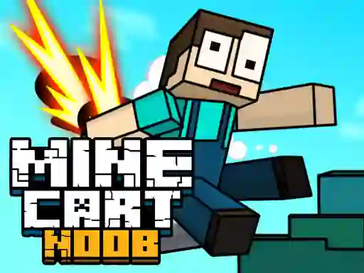 Mine Cart Noob — δωρεάν online παιχνίδι
