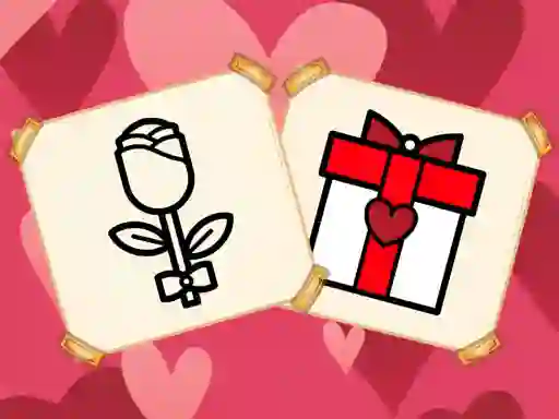 Valentine Present Coloring — δωρεάν online παιχνίδι