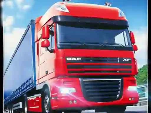 Euro Truck Simulator Cargo Truck Drive — δωρεάν online παιχνίδι