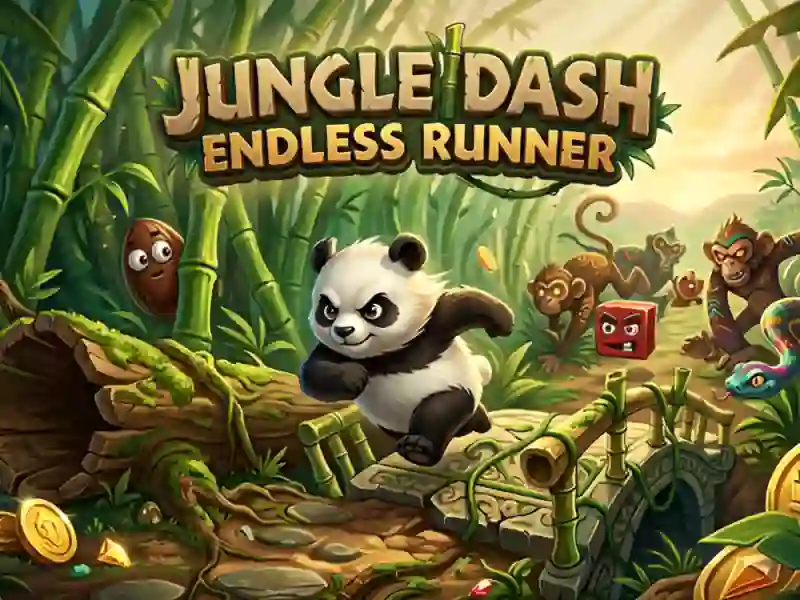 Jungle Dash - Endless Runner — δωρεάν online παιχνίδι