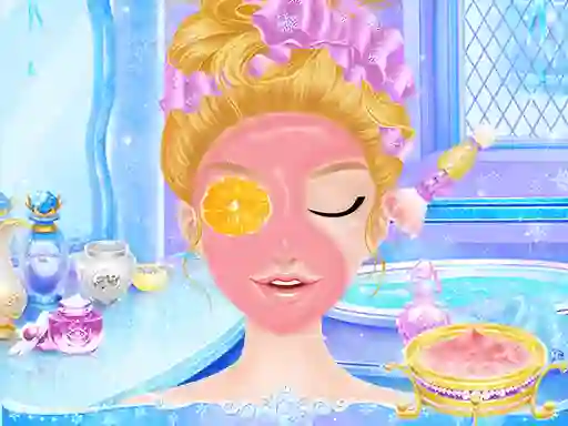 Princess Salon Frozen Party — δωρεάν online παιχνίδι