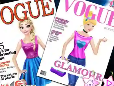 Princesses On Vogue Cover — δωρεάν online παιχνίδι