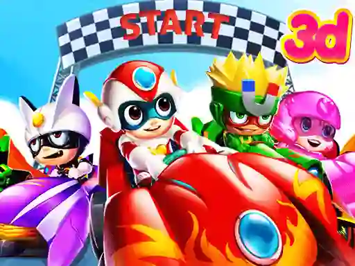 Cartoon Racing 3D — δωρεάν online παιχνίδι