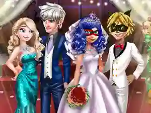 Ladybug Wedding Royal Guests — δωρεάν online παιχνίδι