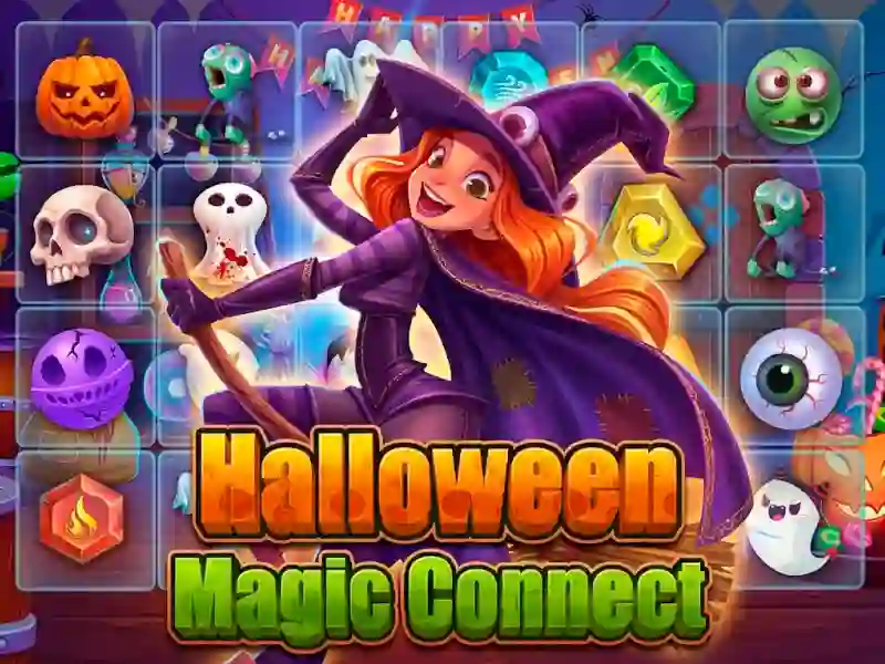 Halloween Magic Connect — δωρεάν online παιχνίδι
