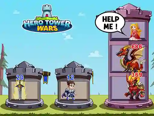 Hero Tower War — δωρεάν online παιχνίδι