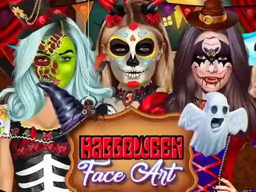 Kylie Jenner Halloween Face Art — δωρεάν online παιχνίδι