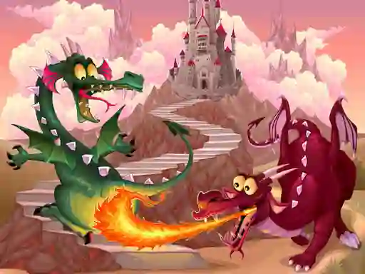 Fairy Tale Dragons Memory — δωρεάν online παιχνίδι