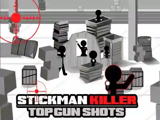 Stickman Killer Top gun Shots — δωρεάν online παιχνίδι