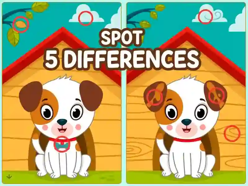 Spot 5 Differences — δωρεάν online παιχνίδι