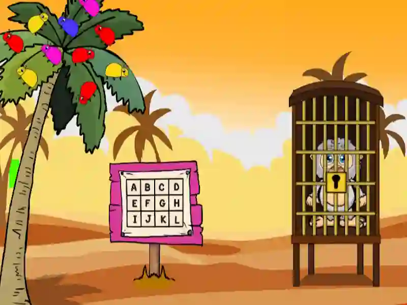 Desert Monkey Escape — δωρεάν online παιχνίδι