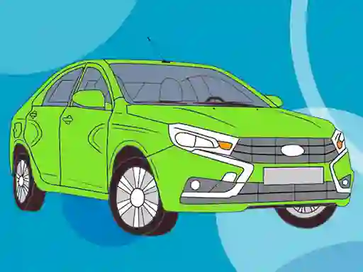 Russian Cars Coloring Book — δωρεάν online παιχνίδι