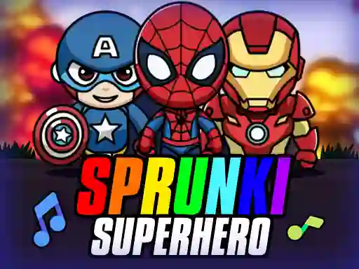 Sprunki SuperHero — δωρεάν online παιχνίδι