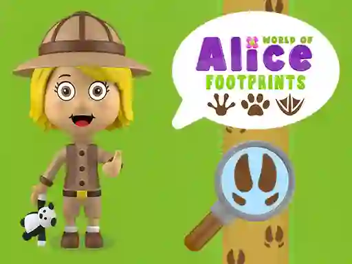 World of Alice Footprints — δωρεάν online παιχνίδι