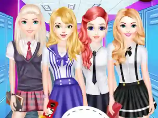 Girls School Fashion — δωρεάν online παιχνίδι