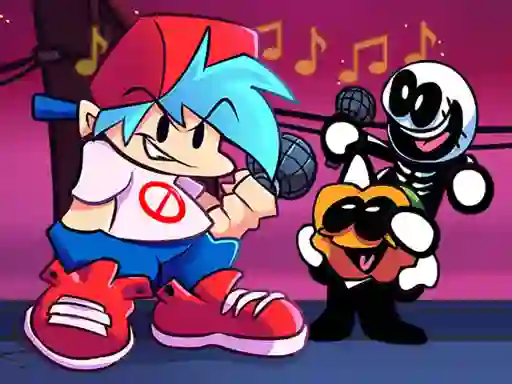 Friday Night Funkin Music Notes — δωρεάν online παιχνίδι