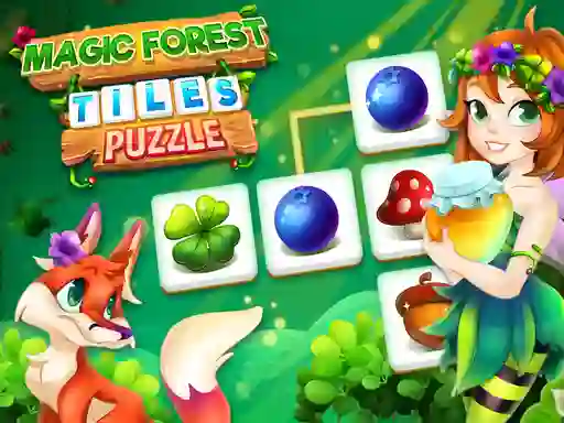 Magic Forest Tiles Puzzle — δωρεάν online παιχνίδι