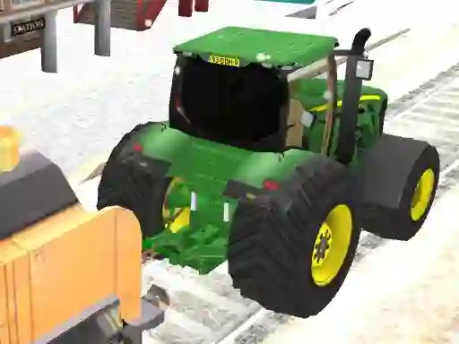 Tractor Chained Towing Train 2018 — δωρεάν online παιχνίδι