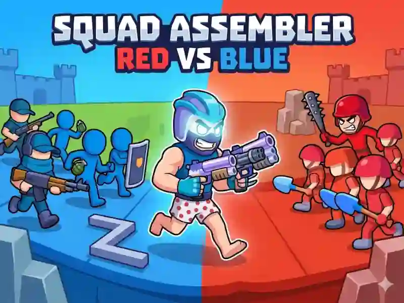 Squad Assembler Red Vs Blue — δωρεάν online παιχνίδι